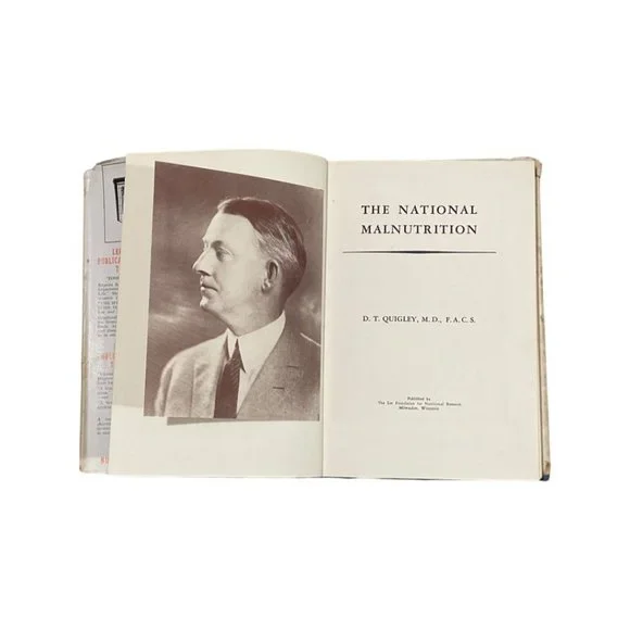COPY - Vintage The National Malnutrition Book By Dr, D. T. Quigley, 1943 - Picture 3 of 6